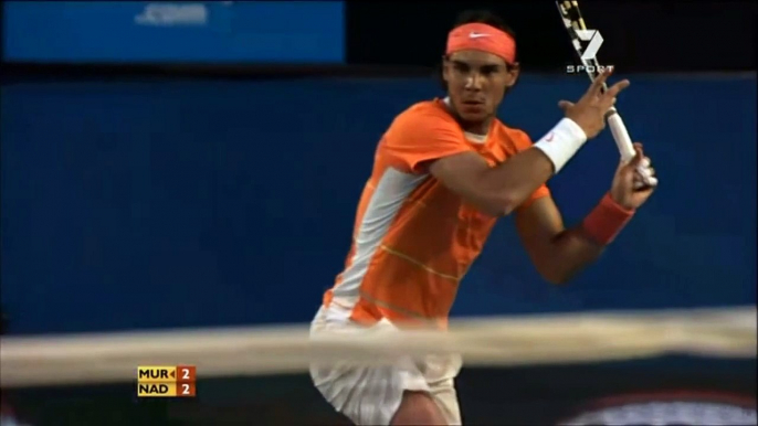 Reverse forehand Nadal