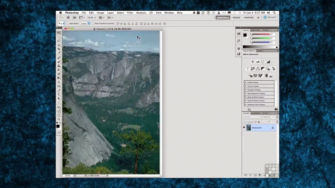 photoshop tutorials for beginners - Converting Images To Grayscale