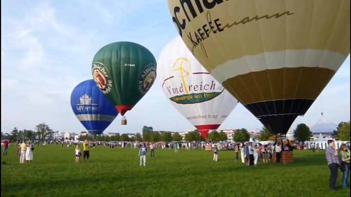 Heissluftballon Massenstart - Hot Air Balloon Mass Start - Flammende Sterne - Ostfildern 21.08.2011