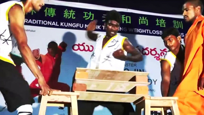 India Shaolin Temple Kung-fu School Shifu Prabhakar Reddy Wushu Weapons Expert Training Camp