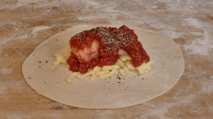 London Street Food. Italian "Panzerotti" from Apulia Tasted in Brick Lane