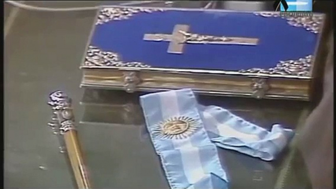 Asunción Presidencial. Homenaje a Néstor Kirchner.