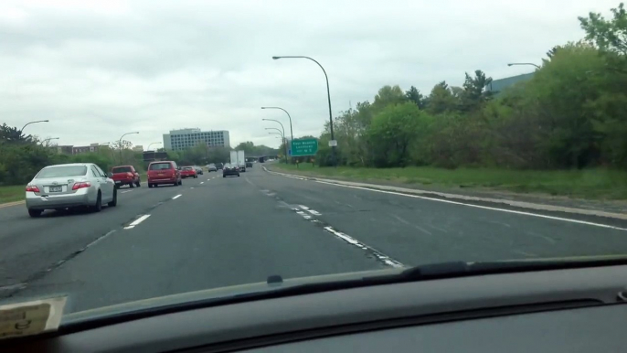 Trucks roof ripped off after smashing into bridge.