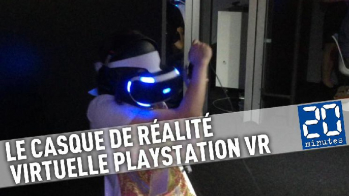 Le casque de réalité virtuelle PlayStation VR au Tokyo Game Show