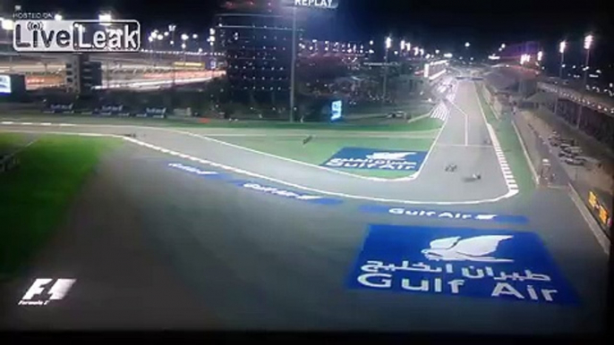 Bahrain F1 Crash