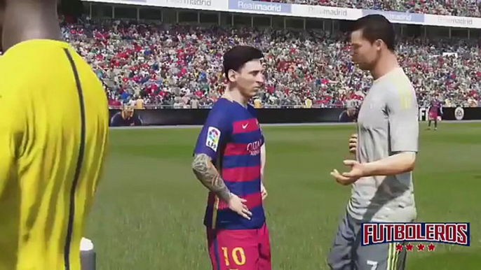 Cristiano Ronaldo vs Messi - FIFA 16 Fight HD - Ronaldo vs Messi Pelea en FIFA 16