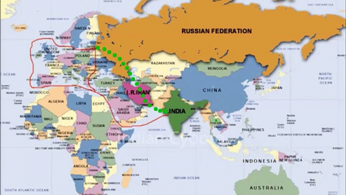 India`s International North South Transport Corridor, its answer to Pak-China Economic Corridor