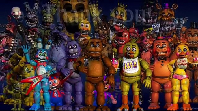 FNAF WORLD ANIMATRONICS! Five Nights At Freddy's Teaser Image