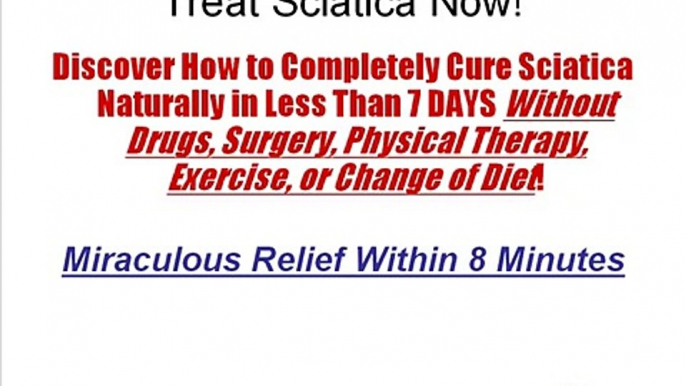 ---Treat Sciatica Naturally -- Stop Sciatica In 8 Minutes A Day - YouTube