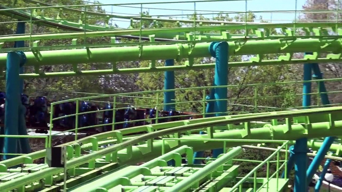 Shockwave Stand Up Roller Coaster POV Kings Dominion Closing in 2015