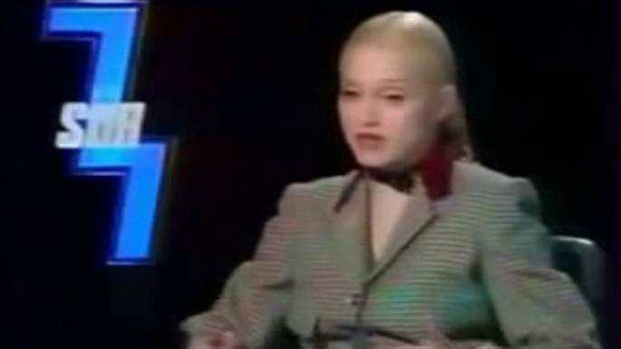 Madonna - part 3 of 3 - Interview on french TV - 1992 - TF1 - 7 sur 7 -