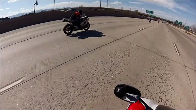 Crazy Bike Accident at 140 MPH