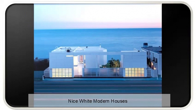 Nice White Modern Houses