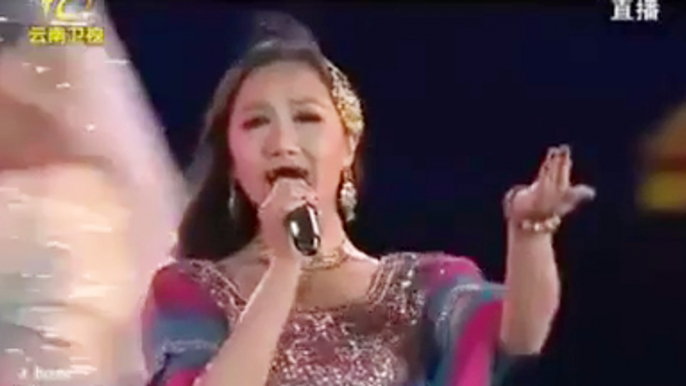 Chinese singer Tribute to Hadiqa Kiani's Janaan - Pashto Song