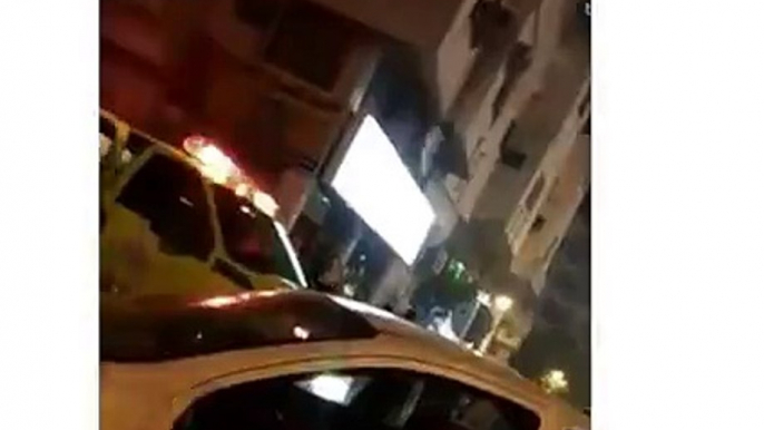 LiveLeak.com - Saudi Woman Saves Her 3 Children and her Self from a Creeping Smoke Filled Apartment Fire !