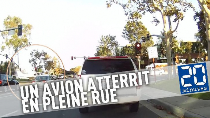 Un avion atterrit en pleine rue en Californie