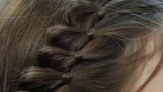 4 Strand French Braid Pinback _ Cute Girls Hairstyles