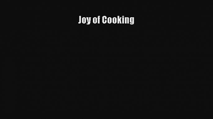 AudioBook Joy of Cooking Online