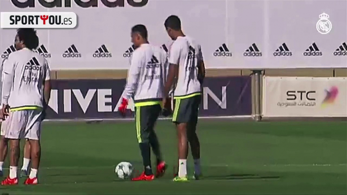 Keylor Navas hace de Cristiano