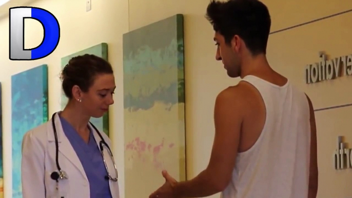 Chris Monroe Kissing Prank Kissing Prank At Hospital Prank Invasion Kissing Prank (GONE WI