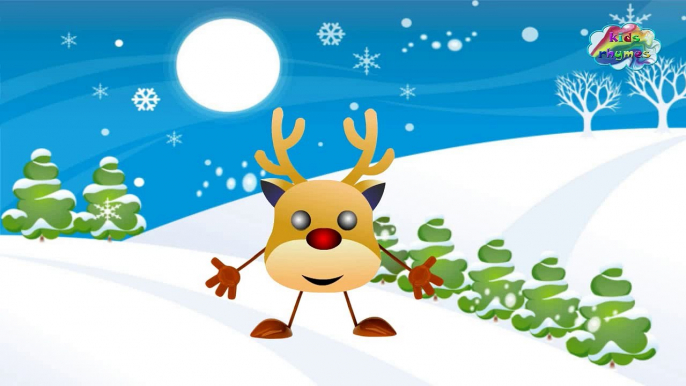 Jingle Bells Jingle Bells Song  - Cartoon Animation rhymes & song for children