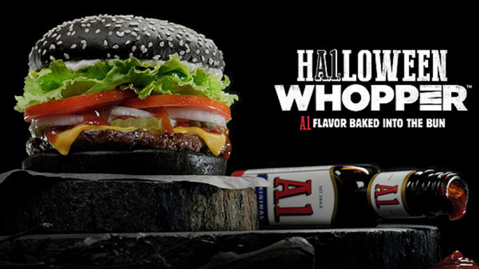 Burger King : Black Halloween Whopper 2015