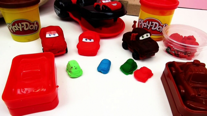 Disney Arabalar 2 Play Doh Modellino Oyun Hamuru ile Araba Yapımı Türkce - Cars 2 Play Doh