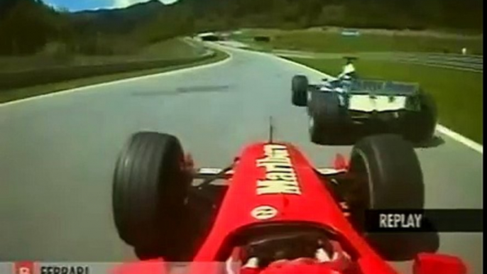 F1 Austria 2001 - Michael Schumacher vs Juan Pablo Montoya