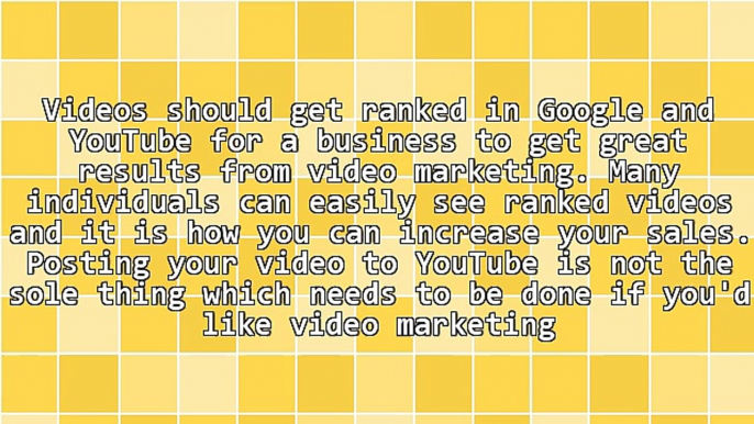 Get More Business Through Video SEO