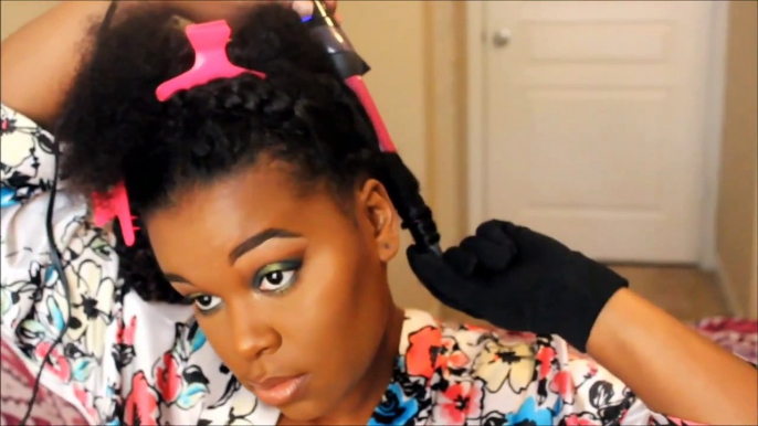 Wand Curls on Natural Hair | EyeCUGorgeous