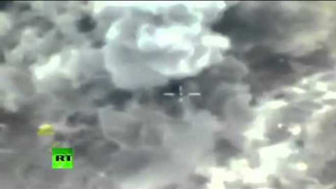 Latest footage of Russian anti-ISIS airstrikes in Syria