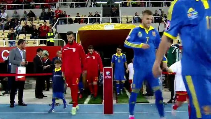 FYR Macedonia vs Ukraine All Goals & Highlights 09.10.2015 (Euro)