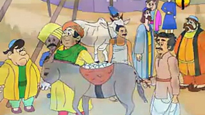 Animated Educational Short Story for Kids A merchant and his donkey Urdu/Hindi