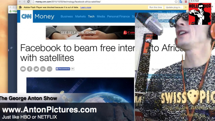 Facebook to beam free internet to Africa with satellites PARODY The George Anton Show