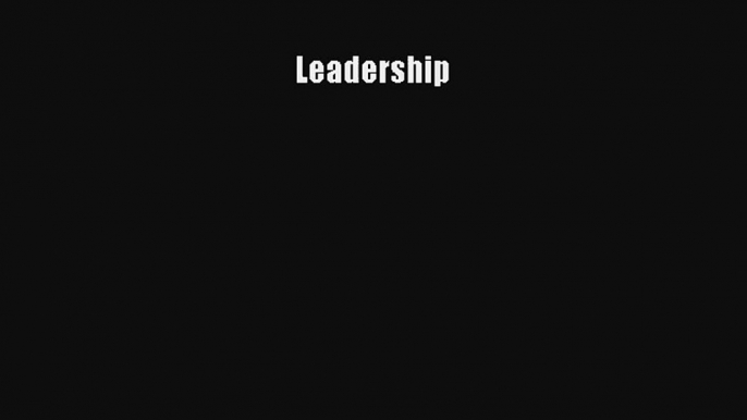 Leadership