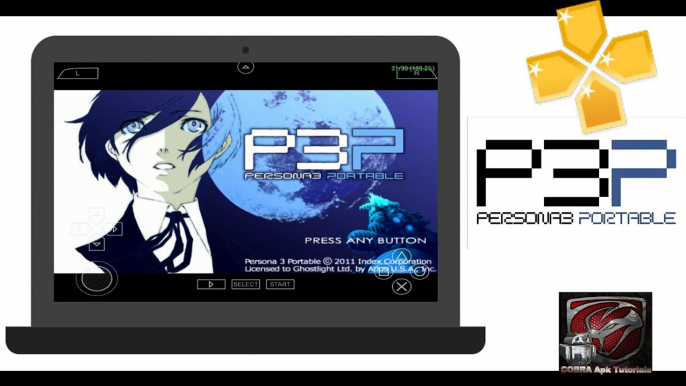 PPSSPP v1.0.1.0 Shin Megami Tensei Persona 3 Portable GAMEPLAY+SETTINGS 2015