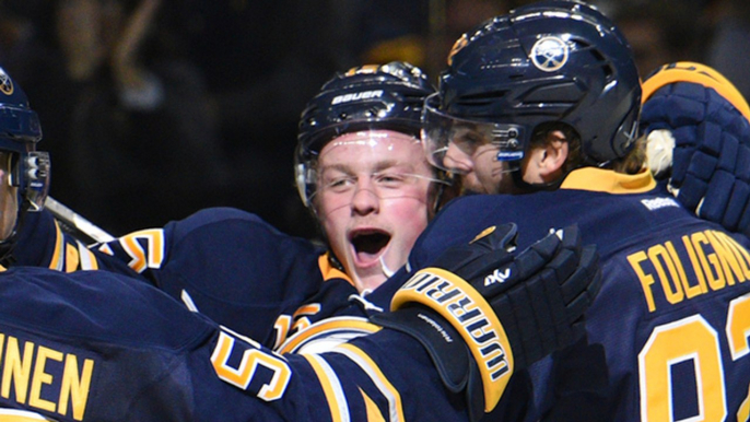 Hat Trick: Eichel Scores in 1st NHL Game