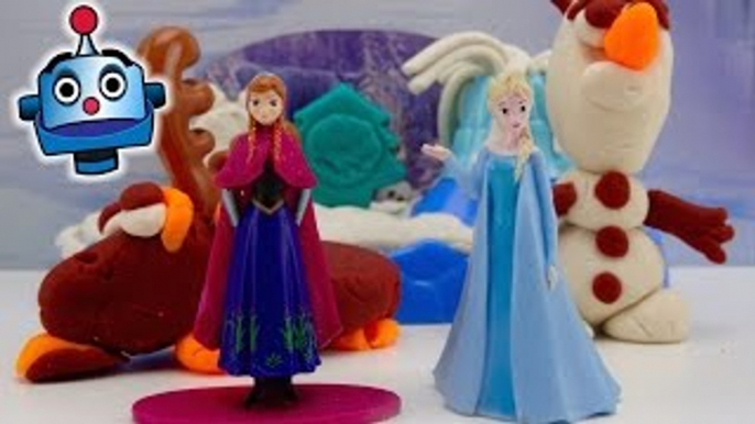 Play-Doh Frozen Globo de Nieve Brillante Sparkle Snow Dome - Juguetes de Play-Doh