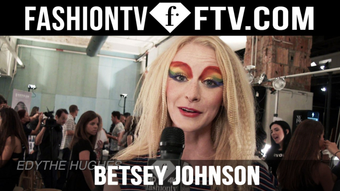 Hairstyle at Betsey Johnson Spring 2016 New York Fashion Week | FTV.com