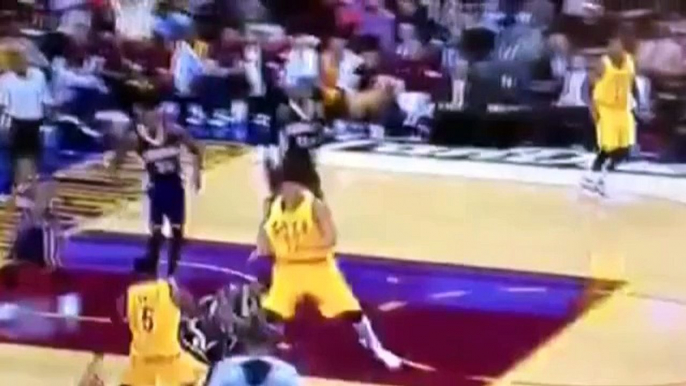 J.R. Smith Breaks Paul George's Ankles, Nails Shot As George Sits on Floor