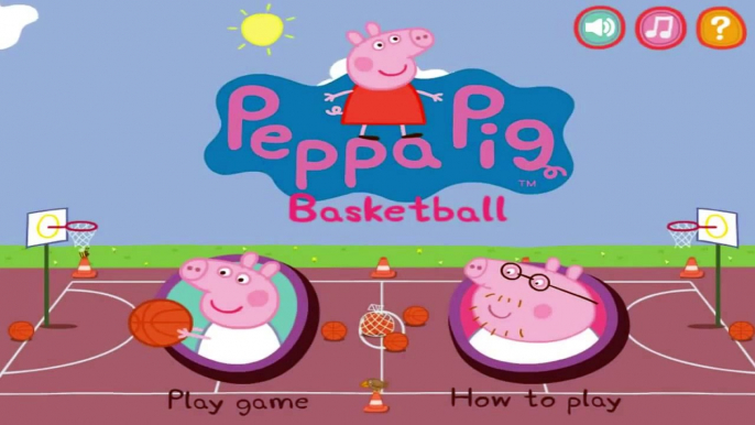 Peppa Pig Playing Basketball   Peppa Pig Games