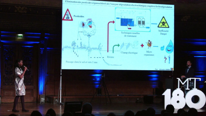 Victoria Amba Esegni - Cameroun - Finale internationale Ma thèse en 180 secondes 2015