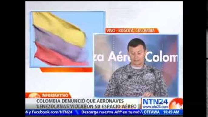 Fuerza Aérea Colombiana confirma nueva violación de espacio aéreo por parte de aviones venezolanos