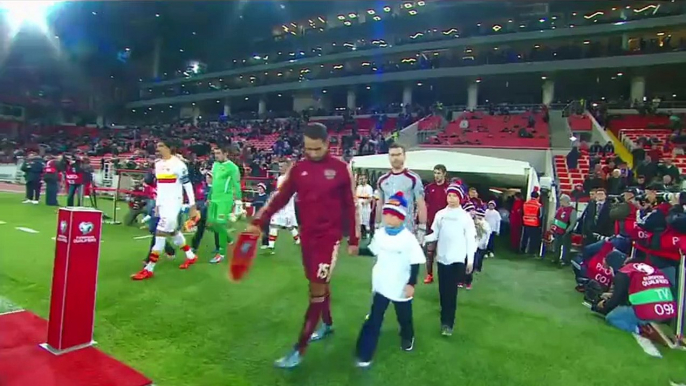Russia 2 – 0 Montenegro (Euro Qualifiers) Highlights October 12,2015