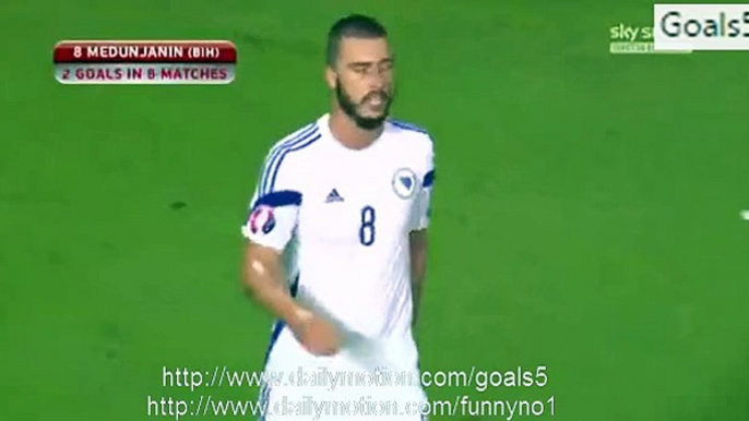 Haris Medunjanin 2 nd Goal Cyprus 2 - 2 Bosnia and Herzegovina Euro Qualifications 13-10-2015