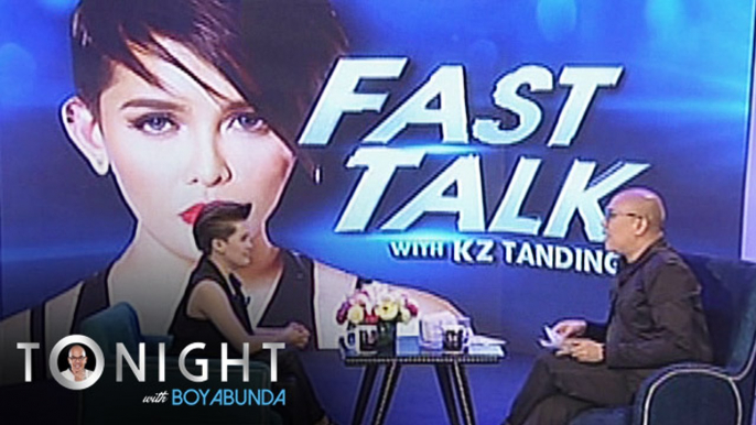 TWBA: KZ makes Boy Abunda laugh during her Fast Talk