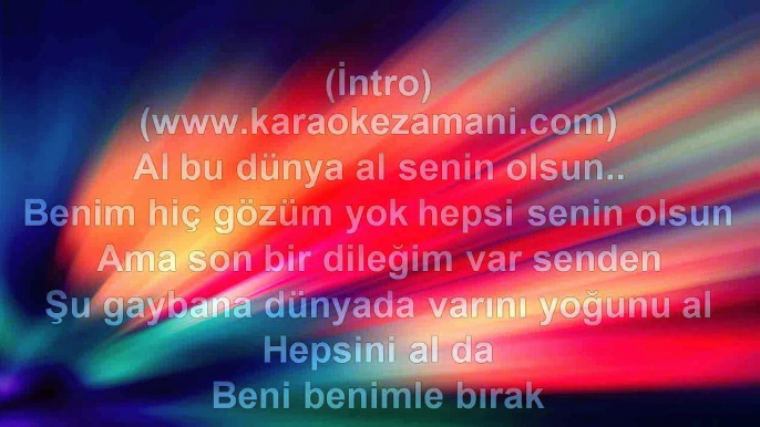 Manga - Beni Benimle Bırak - (2012) TÜRKÇE KARAOKE