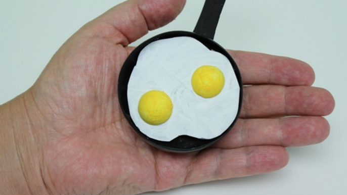 DIY Recycling Crafts for Kids Making The Sunny Side Up Eggs in a Pan - Recycled Bottles Crafts