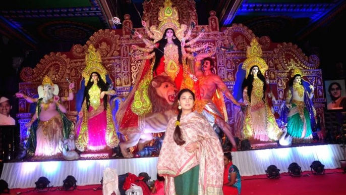 Sharbani Mukherjee At Sarbojanik Durga Pooja,  Pregnant Rani Mukerji to miss family Durga Puja