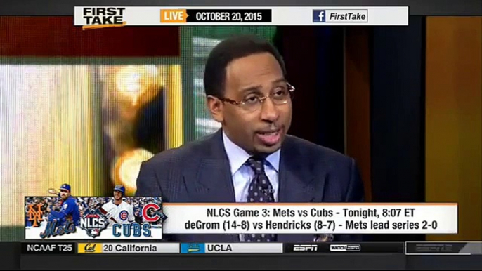 ESPN First Take Today (10 20 2015)- Mets look to take 2-0 series lead over Cubs in NLCS